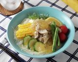 夏野菜と豚こまのコンソメジュレそうめん作り方8写真
