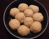 1.83g超低糖質！小麦ファイバー丸パン作り方10写真