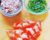 ♡トマト&ツナの冷製パスタ♡カッペリーニ作り方2写真
