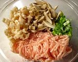 ごぼうとれんこん入りつくねバーグ作り方1写真