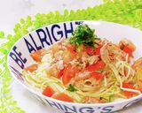 ♡トマト&ツナの冷製パスタ♡カッペリーニ作り方4写真