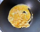 卵とエビのケチャップ炒め作り方2写真