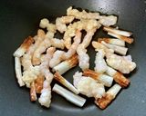 卵とエビのケチャップ炒め作り方5写真