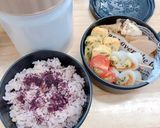 自分弁当・6月14日作り方1写真