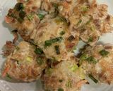 豚こまバーグお好み焼き風作り方3写真