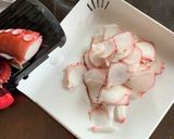 フレッシュズッキーニとタコのレモンマリネ作り方2写真