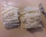 エノキ、ピーマン、キャベツのレンジ蒸し作り方2写真