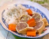 【炊飯器で】キャベツひき肉巾着&ご飯作り方9写真