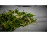 食べるラー油と揚げネギのパスタ作り方3写真