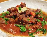 牛マメ（腎臓）のトマト炒め作り方9写真