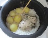 炊飯器で３品♪ハーブチキンプレート作り方4写真