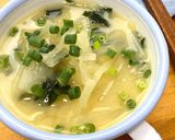大根とわかめのみそ汁腸活スープダイエット作り方13写真