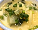 大根とわかめのみそ汁腸活スープダイエット作り方16写真