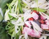 長ねぎとベーコンのチーズ風味ミルクスープ作り方3写真