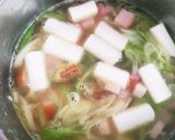 長ねぎとベーコンのチーズ風味ミルクスープ作り方5写真