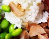 赤魚と枝豆のおにぎり作り方1写真