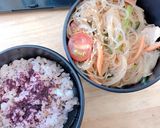 自分弁当・6月15日作り方1写真