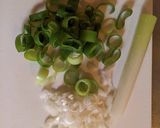 男飯(ネギチャーハン)作り方1写真