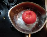 保育園給食★トマトとしらすの酢の物作り方1写真