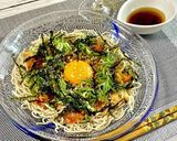 韓国風*キムチ納豆和え蕎麦作り方9写真