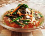 もずく黒酢で簡単❤冷やしサンラータン麺作り方7写真