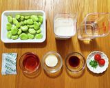 そら豆のムース　トマトジュレ作り方1写真