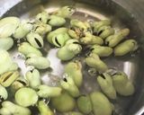 そら豆と海鮮のエスニックおかず作り方1写真