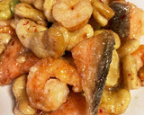 そら豆と海鮮のエスニックおかず作り方6写真