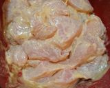 簡単！お肉柔らか♪鶏胸肉の梅マヨ焼き♪作り方1写真
