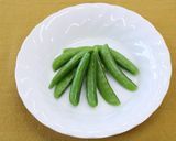 スナップエンドウ蒸し作り方5写真