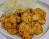 簡単！お肉柔らか♪鶏胸肉の梅マヨ焼き♪作り方5写真
