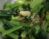 小松菜と搾菜のナムル風作り方3写真