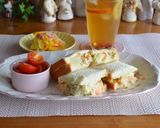朝食♡ランチ♡優しいポテサラサンドイッチ作り方4写真