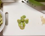 そら豆のコンソメ炒め作り方1写真