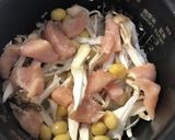 にんにく醤油の炊き込みご飯作り方2写真