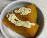 【5分で】かぼちゃのオニオンマヨ焼き作り方2写真