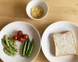 夏野菜の甘酸っぱいチーズトースト作り方1写真