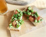 夏野菜の甘酸っぱいチーズトースト作り方17写真