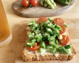 夏野菜の甘酸っぱいチーズトースト作り方16写真