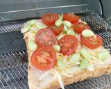 夏野菜の甘酸っぱいチーズトースト作り方10写真