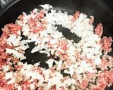 ひき肉と玉ねぎの肉味噌作り方3写真
