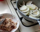 夕飯に！簡単豚バラ肉のケチャップ炒め作り方1写真