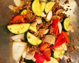 大豆ミートで夏野菜の中華炒め作り方5写真