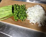 簡単！高野豆腐とアスパラdeエビチリ風作り方2写真