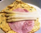 白アスパラとハムのクレープ包み(ドイツ)作り方6写真