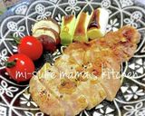 社食❤豚ロースのわさび醤油焼き｡ஐஃ作り方10写真