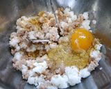 簡単！大豆ミートはんぺんハンバーグ作り方1写真