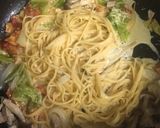 鍋ひとつで簡単ミルク煮パスタ作り方4写真