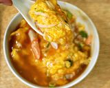 【再現レシピ】王将 天津飯、関西風あん作り方26写真