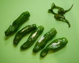 レンジで簡単！おつまみシシトウ作り方1写真